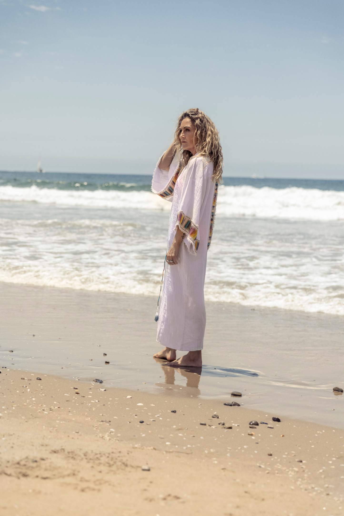 El Matador Maxi Kimono White