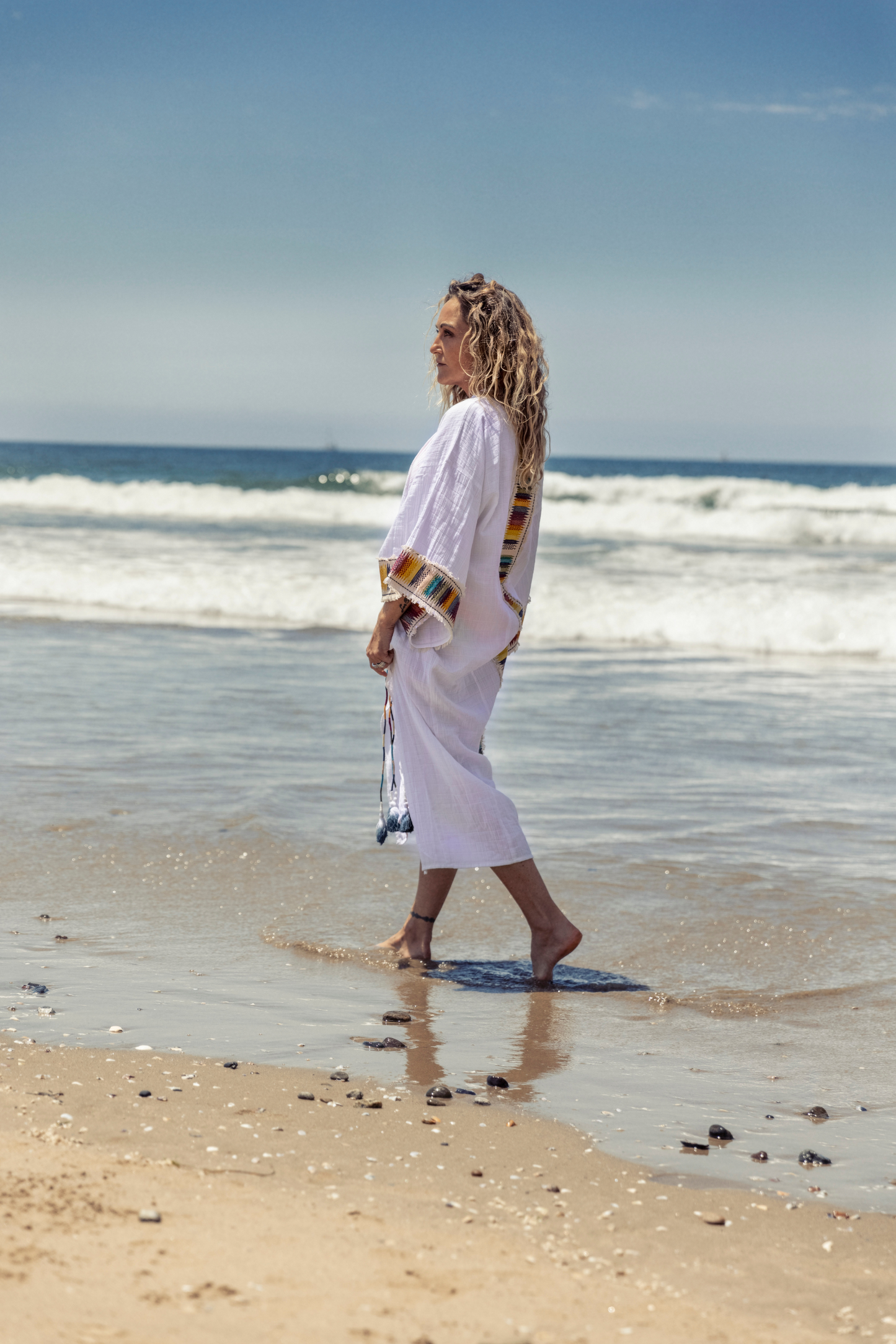 El Matador Maxi Kimono White