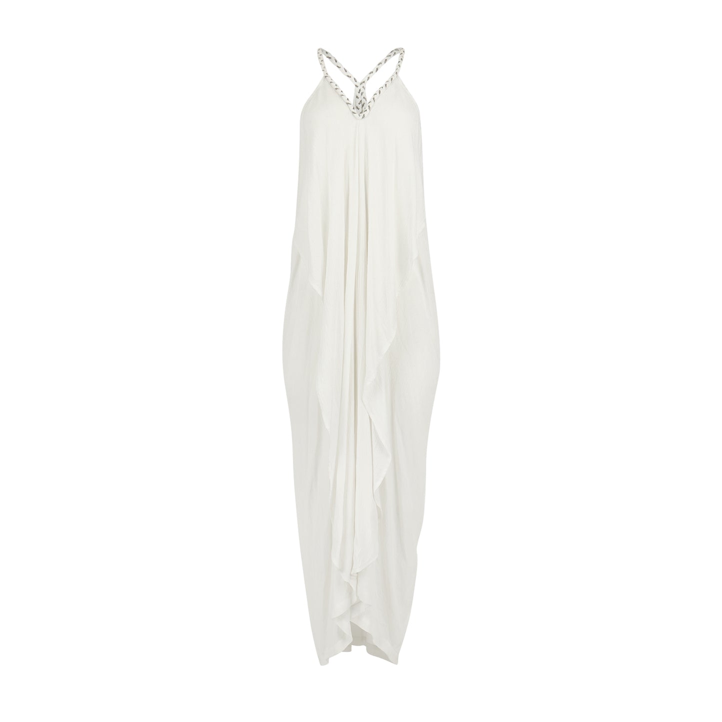 Manhattan Low Back Maxi Dress White