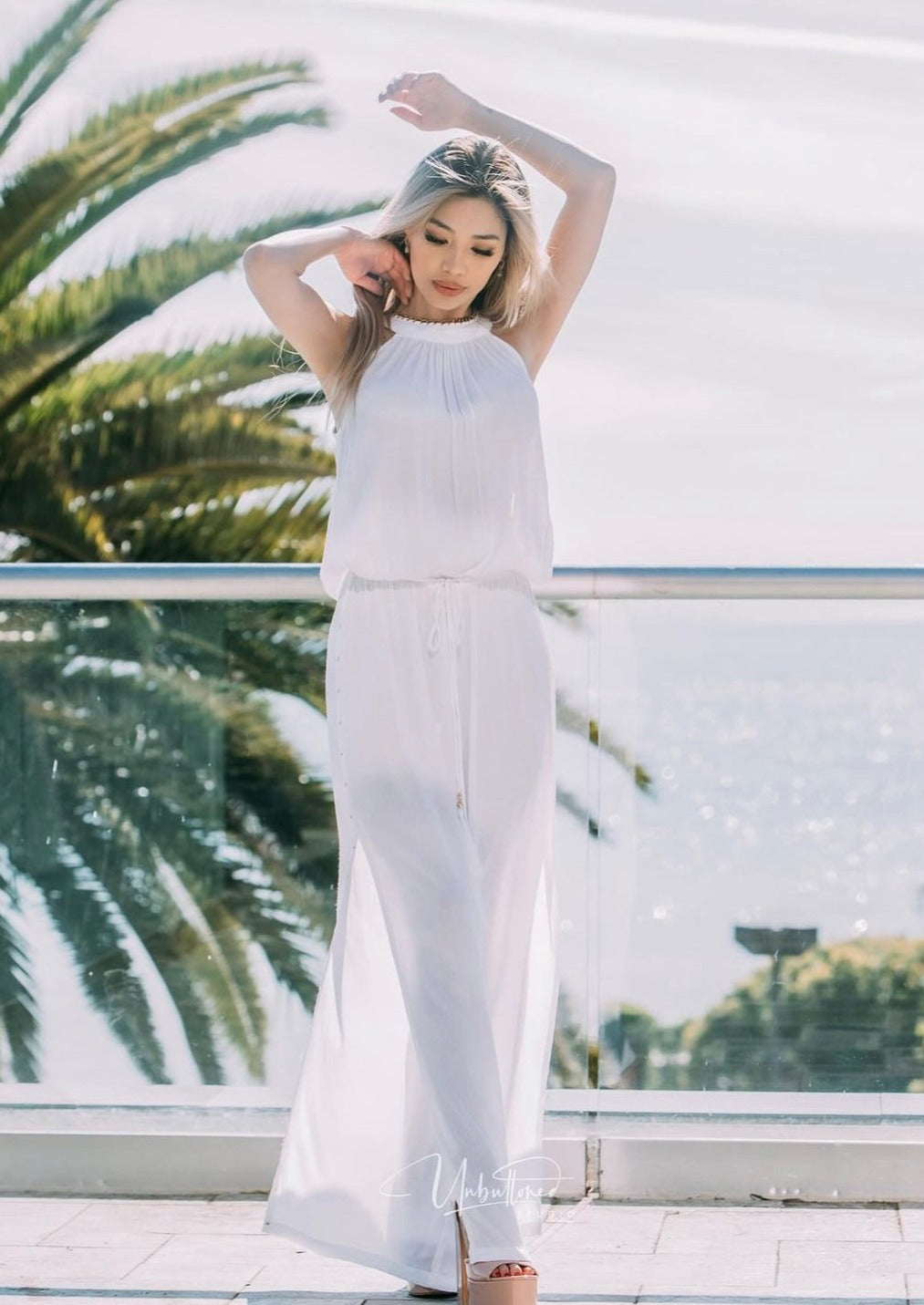 Hermosa Jumpsuit White