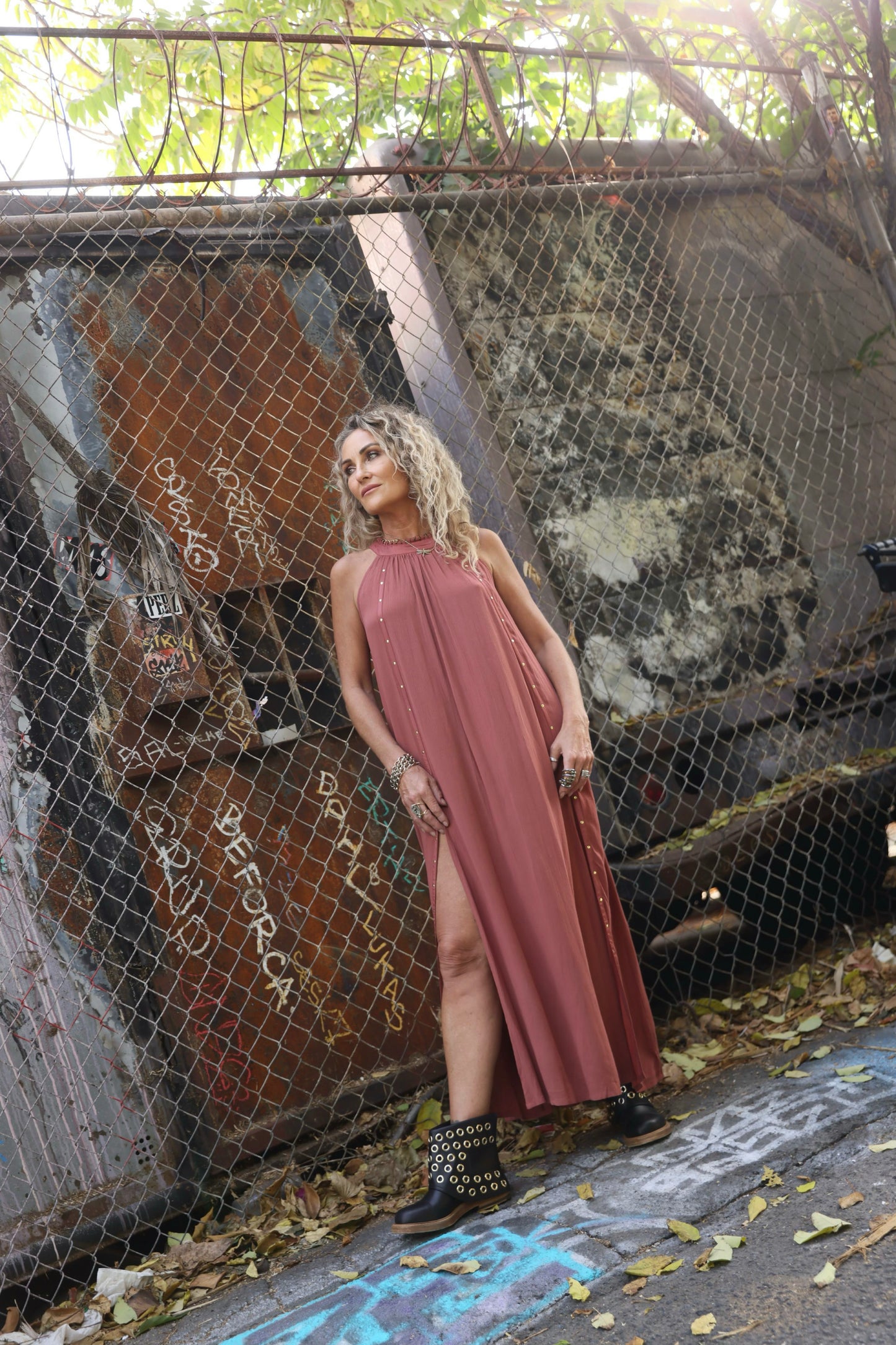 Hermosa Maxi Dress Sienna Brown