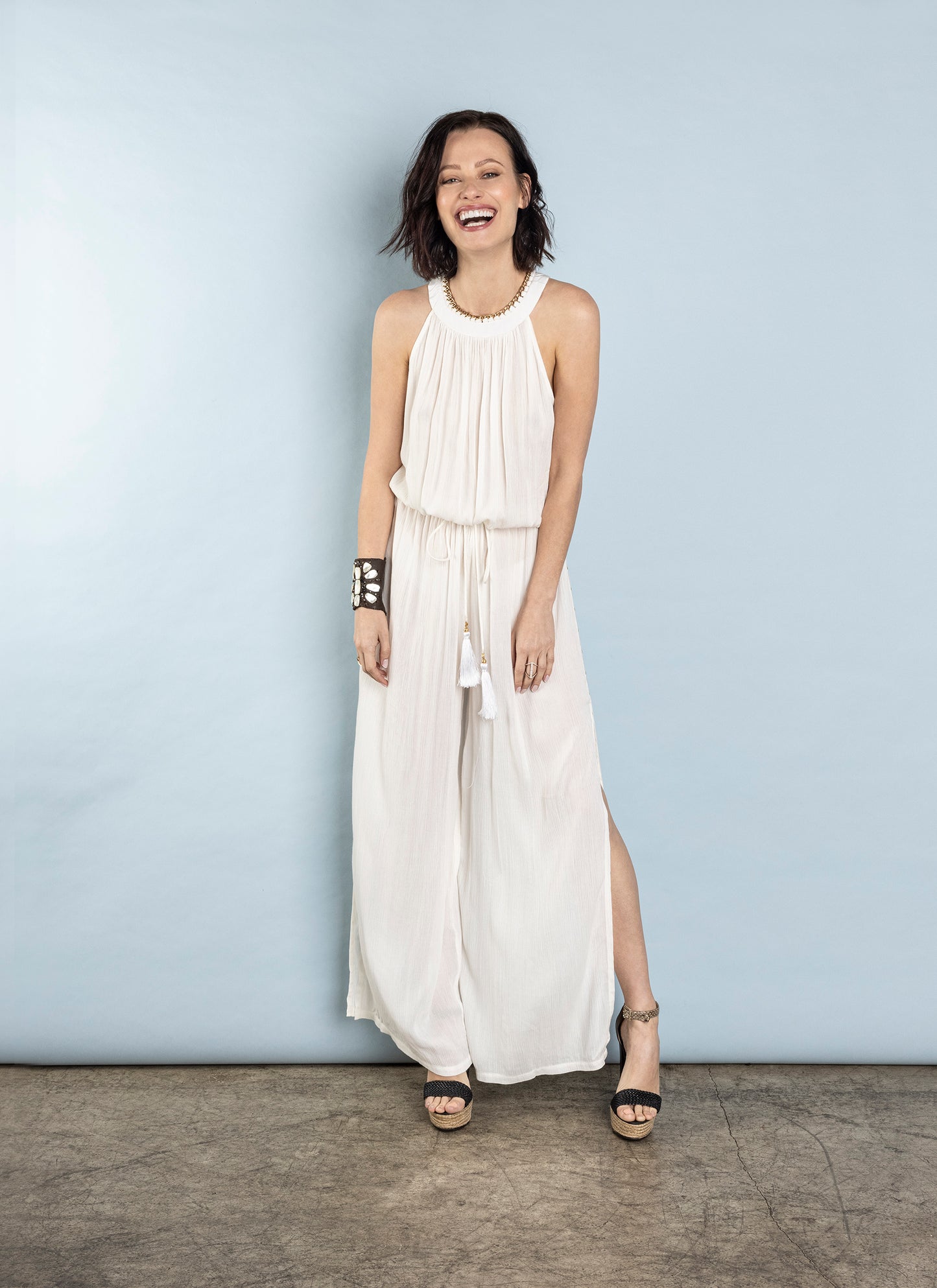 Hermosa Jumpsuit White