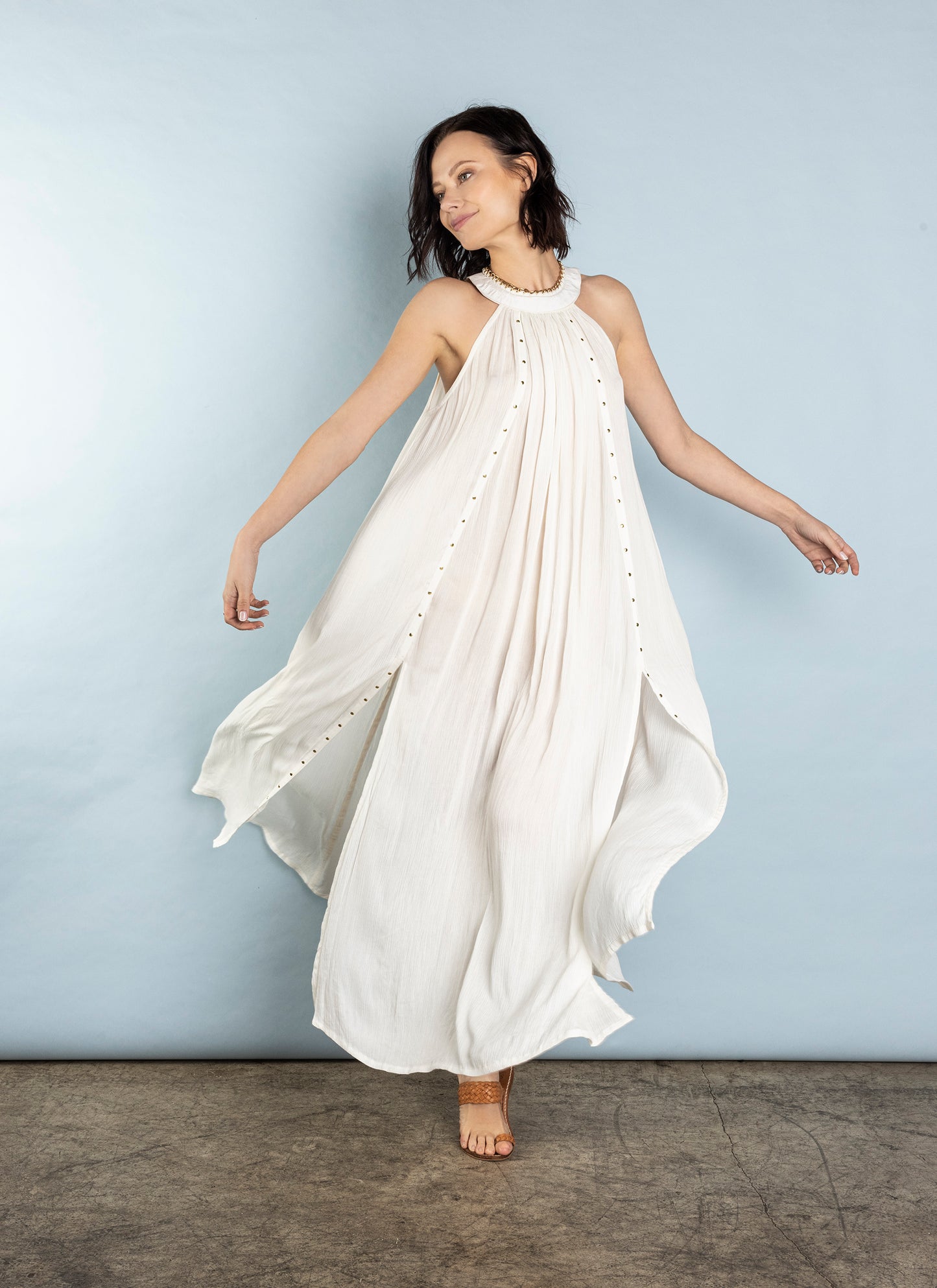 Hermosa Maxi Dress White